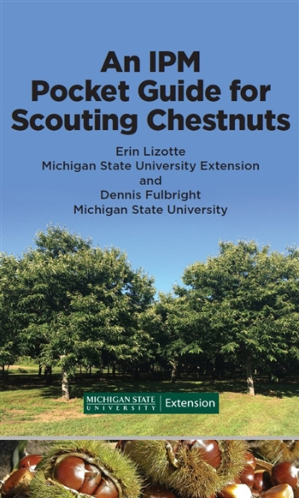 Photo of the cover of An IPM Pocket Guide for Scouting Chestnuts.