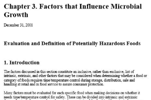 Chapter 3. Factors that Influence Microbial Growth
