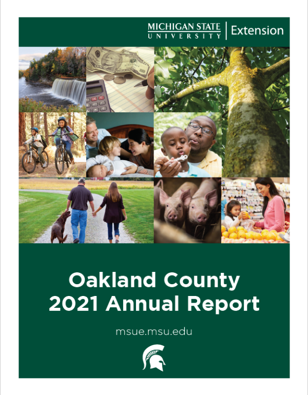 Cover page Oakland 2021 Annual Report