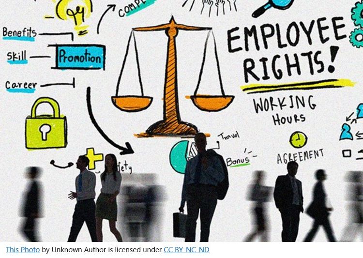 Employee Rights word cloud