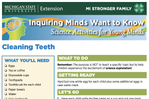 Inquiring Minds Want to Know: Cleaning Teeth