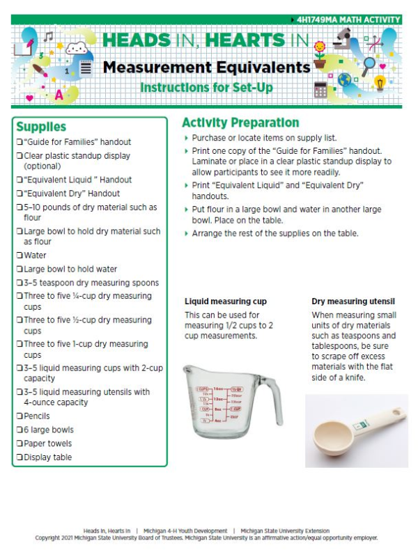 Measuring Cups with Large Print Set of 4