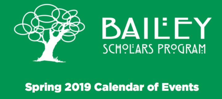 Bailey Scholars Program Spring Semester Calendar Bailey Scholars Program