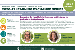 2020-21 FCWG Learning Exchange Series: Ecosystem Services Markets Conceived and Designed for Agriculture: Scaling Impacts