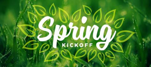 Spring kickoff graphic