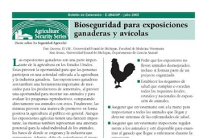 Bioseguridad para Expositores Ganaderas y Avicolas (E2843SP)