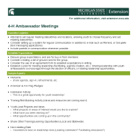 picture of the 4-H Ambassador Meetings document
