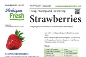Michigan Fresh: Using, Storing, and Preserving Strawberries (HNI31)