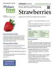 Michigan Fresh Using Storing And Preserving Strawberries Hni31