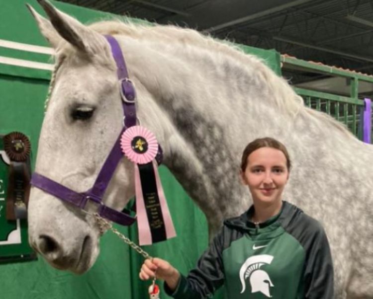 Abigayle Holland is a student in the MSU Institute of Agricultural Technology (IAT) horse management certificate program.