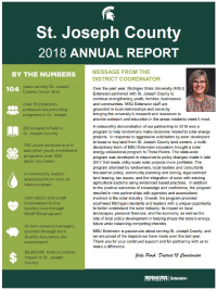 St. Joseph County Annual Report 2018-19 Cover