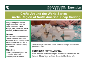 Crafts Around the World Series Arctic Region of North America: Soap Carving