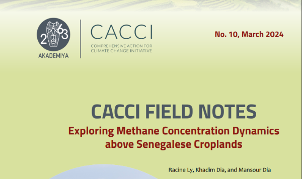 CACCI Report #10: Exploring Methane Concentration Dynamics above Senegalese Croplands