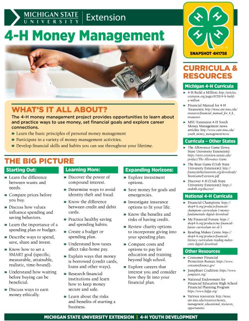 Cover of Money Management Snapshot resource