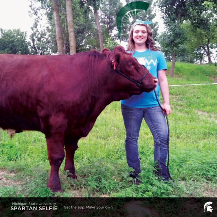 Michigan FFA student