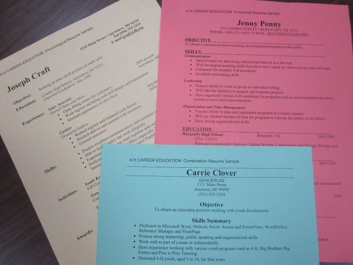 Use Action Verbs To Get Your Resume Noticed Msu Extension