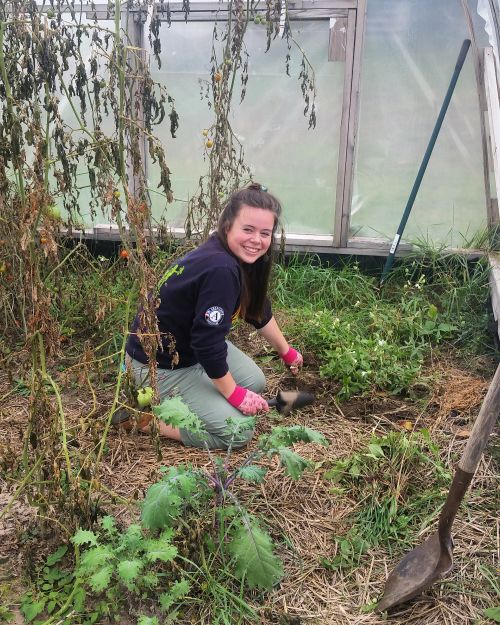 Michigan State University Extension Grand Traverse County supports the development of school gardens through FoodCorps.