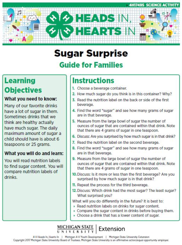 Sugar Surprise cover page.