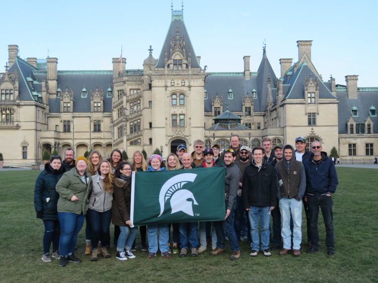 The 2018 MSU Horticulture NCLC student team