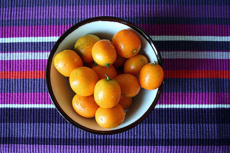 A plate of kumquats. | Photo by Flickr user Ana Campos