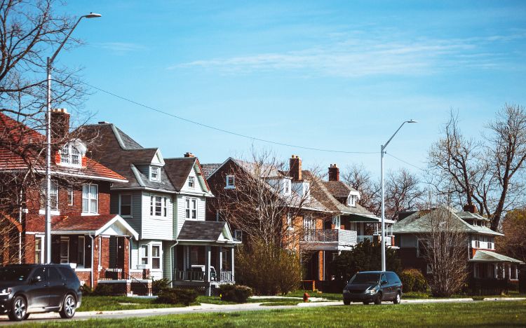 houses on a street