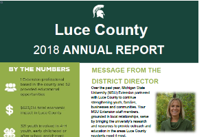 Luce County Annual Report 2018