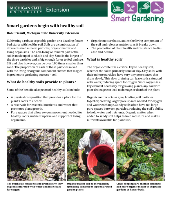 Smart Gardens Begin With Healthy Soil, How To Add Nutrients Garden Soil