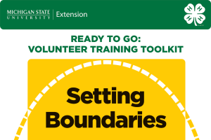 Ready To Go: Volunteer Training Toolkit Unit 1 Setting Boundaries (4h1761Unit2)