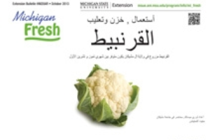 Michigan Fresh: Using, Storing, and Preserving Cauliflower (HNI20AR) (Arabic)