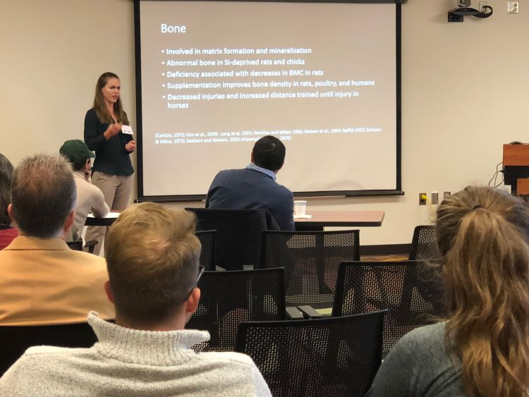 Abby Pritchard presents at the 2018 Graduate Research Forum