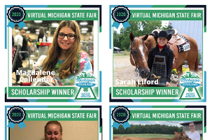 Michigan 4-H youth excel at 2020 Michigan State Fair 4-H & Youth Virtual Showcase; $50,000 in youth scholarships awarded