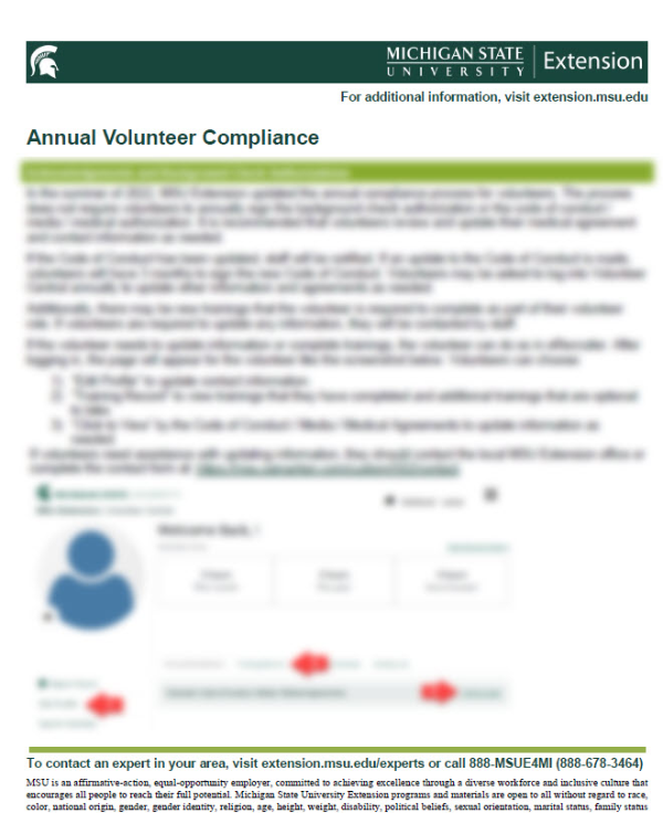 Thumbnail of the Annual Volunteer Compliance document.