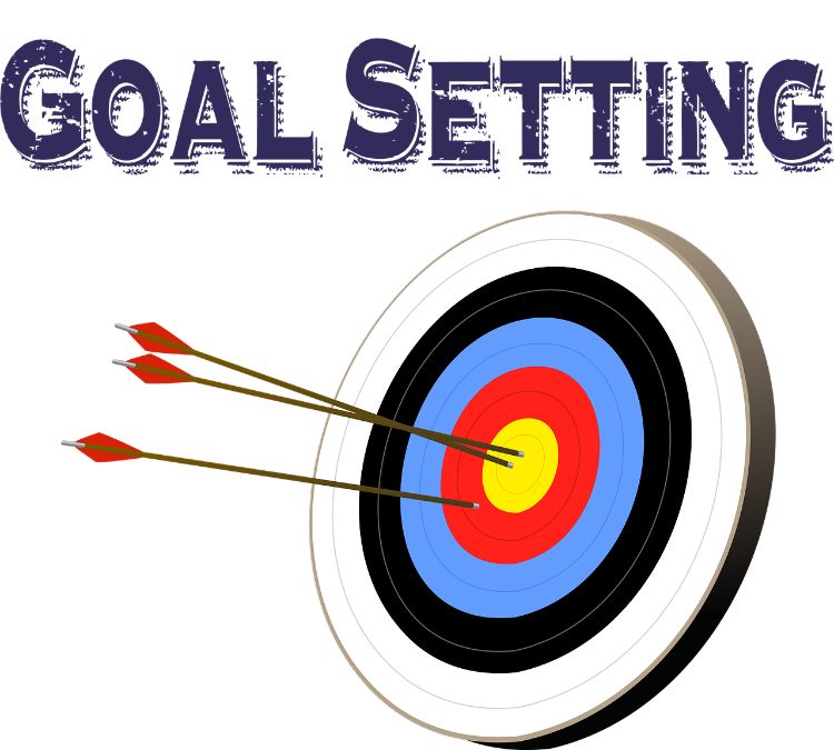 An arrow target with three arrows in the bulls-eye with the words 