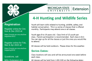 4-H Hunting and Wildlife Series Winter 2022