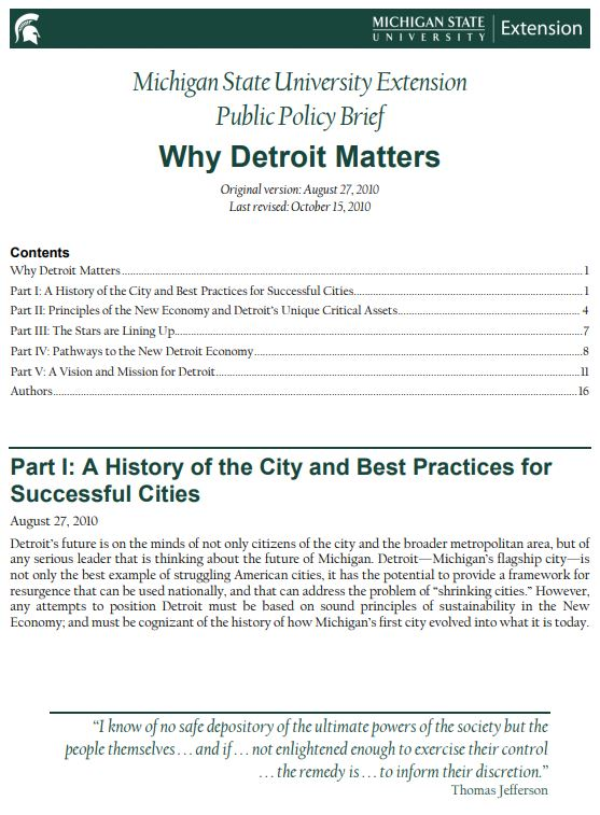 Why Detroit Matters cover
