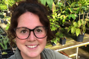 Paige Kennedy is the lead propagator at the Amazon Seattle Spheres