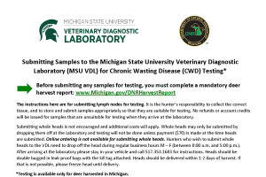 Michigan State University Veterinary Diagnostic Laboratory Submission Instructions