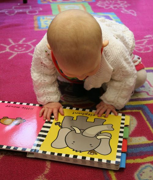 Books play an important role in children's learning.