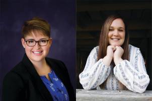 Headshots of the two Invisalign ChangeMakers winners: Addy Battel (left) and Jael Tombaugh (right).