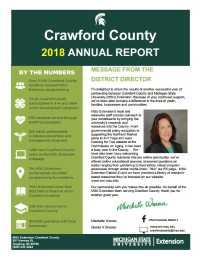 Crawford County Annual Report 2018 Cover