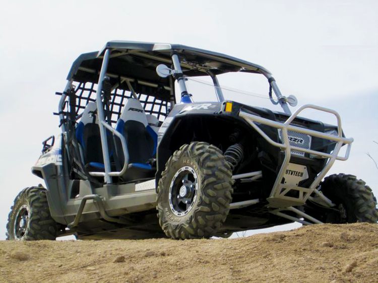UTVs (utility task vehicles) are typically larger than ATVs and can accommodate more weight and cargo. Photo by John C. Willett, Flickr Creative Commons.