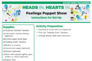 Heads In, Hearts In: Feelings Puppet Show