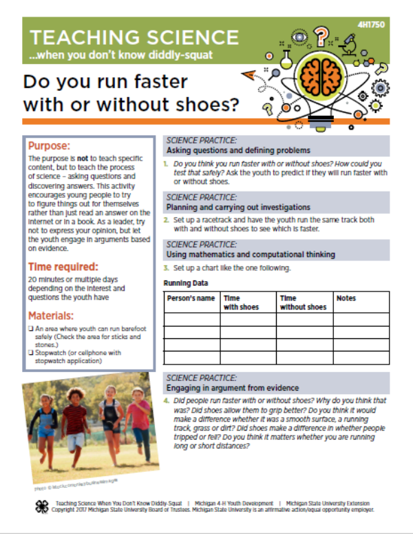 Can You Run Fast Without Shoes?  