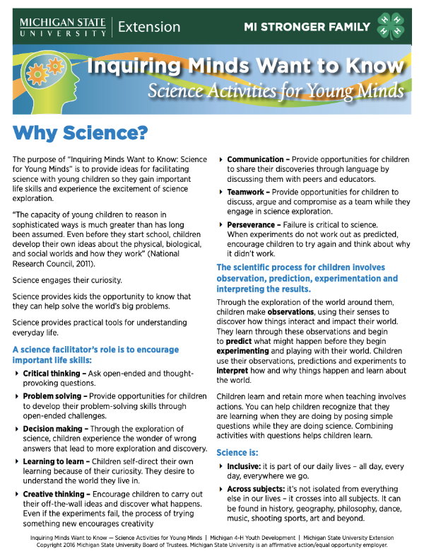 What is a Life Cycle?  Young Science Explorers