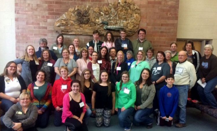 4-H advisory group volunteers and staff