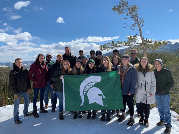 MSU Student Team taking a break from their competition