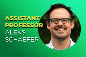 Meet AFRE Assistant Professor Aleks Schaefer