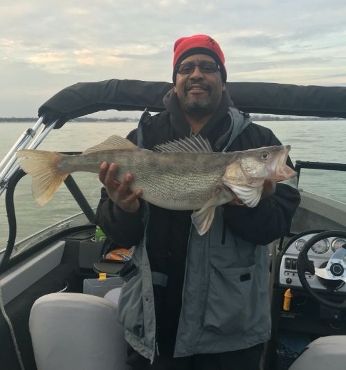Western Lake Erie and the Detroit River are popular walleye fishing hotspots. Photo: Marc Verge