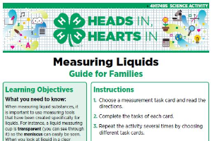 Heads In, Hearts In: Measuring Liquids