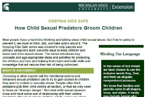 Keeping Kids Safe: How Child Sexual Predators Groom Children